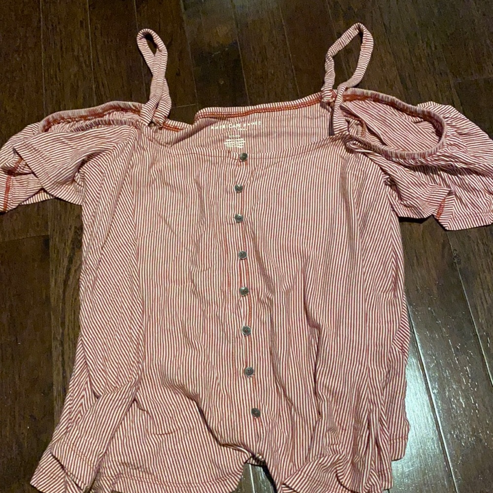 American Eagle cold shoulder tank top